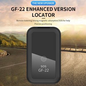 Rastreador GPS para coche GF22, dispositivo de seguimiento de ubicación pequeño magnético fuerte, Wifi LBS AGPS, localizador de vehículos para llaves, perros, gatos, niños mayores, SOS