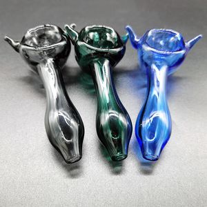 Ghost Beasts Pipe En Verre Bong Pyrex Coloré Pipes À Tabac À La Main Brûleur À Huile 4.5inch Longueur Pour Fumer De Haute Qualité Accessoire De Fumée Narguilé