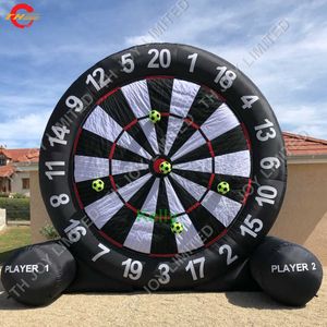 Envío gratis Gigante inflable Fútbol Football Dart For Sale Inflable Game de dardos de fútbol de influencia CARNIVAL DE CARNIVAL