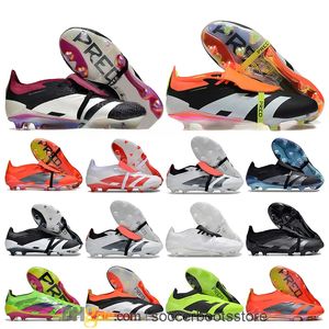 Sac cadeau Enfants Enfants Top Chaussures de football Elite Accuracy.1 FG Crampons Pogba Précision Garçon Fille Chaussures de football en cuir Athlétique Entraîneurs d'extérieur Botas De Futbol