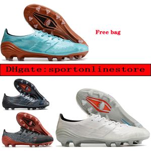 Bolsa de regalo Calidad Botas de fútbol para hombre Alpha Made in JapanFG tacos de fútbol neymar zapatos scarpe calcio diseñadores hombres Ultimate chuteiras botas de futbol al por mayor