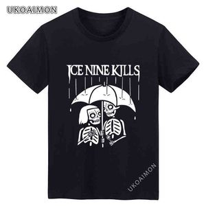 Regalo Ice Nine Kills Goth 100% algodón camisetas retro punk camisetas fitness apretado lindo tops camisetas cuello redondo nuevo diseño camiseta Y220214