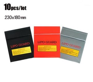 Emballage cadeau 10 Pcs/lot LiPo ignifuge batterie sac de sécurité coffre-fort garde Charge sac anti-déflagrant pour Lithium polymère sacs