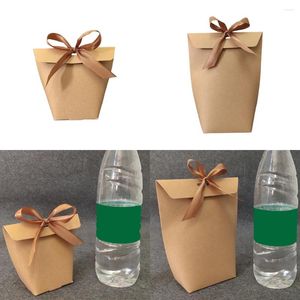 Cadeau cadeau 12pcs sacs paquet carton petits cadeaux boîte personnalité mariage invité sac de Noël amis invités taille