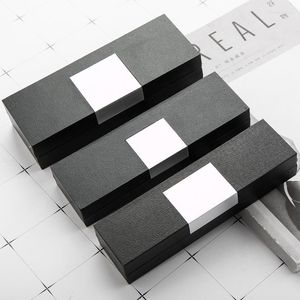 Papel de regalo 1 Uds caja para boda cumpleaños fiesta de bautizo bolígrafo de plástico negro embalaje de producto pequeño almacenamiento de negocios