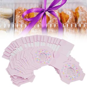 Envoltura de regalo 20 PCS Donuts DIY Hexágono Caramelo Caja de chocolate Dulce Tema Fiesta Boda Cumpleaños Baby Shower Productos de decoración del hogar