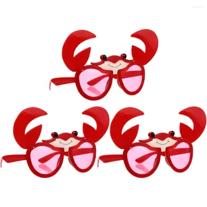 Emballage cadeau 3 pièces enfants lunettes de soleil plage drôle décoratif fête Luau été décor