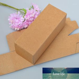 Envoltura de regalo 50 unids Tamaño múltiple Papel Kraft Caja de embalaje pequeña Marrón Craft Lápiz labial Cosmético Perfume Botella Paquete Cajas1 Precio de fábrica Diseño experto Calidad Últimas