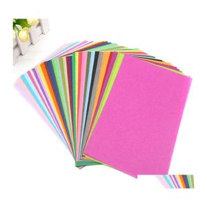 Emballage Cadeau A5 Mticolor Imprimer Papier De Soie Rétro Artisanat Papiers Sacs De Fleurs Matériel D'emballage De Bricolage Drop Delivery Maison Jardin Festive Party Dhs8A