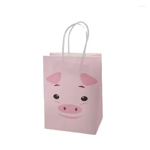 Sac enveloppe d'anniversaire cadeau Série d'animaux de ferme Kraft Paper Kindergarten Children's Packaging Ventes directes