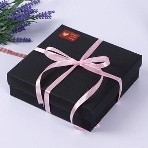 Envoltura de regalo Box Black Moon Cake Cookie Packaging de alimentos DIY PAQUETA DE PAPEL DE DIY Cajas de cartón al por mayor