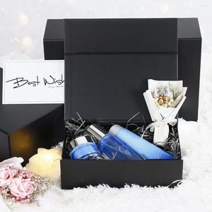 Caja de regalos con tapas 9.8x5.9x3.1 pulgadas cajas magnéticas para regalos de cumpleaños para hombres de cumpleaños mujeres