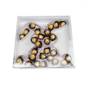 Caja formada empaquetado de la galleta de la magdalena del chocolate dulce del caramelo del papel de regalo para Pascua