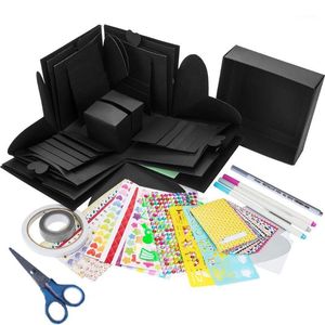 Papel de regalo DIY Scrapbooking caja de explosión hecho a mano Boom cumpleaños San Valentín con accesorios Kit boda