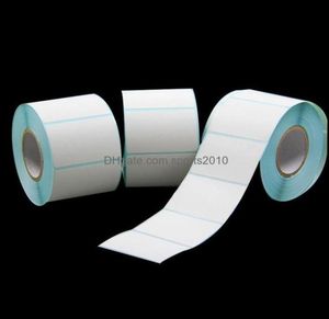 Gift Wrap Event Festive Party Supplies Home Garden 1000pcsroll 2x1cm Small White Selhesive Paper Tag étiquette Sticker SI4987520