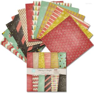 Papel de regalo Merry And Bright 24 hojas 6 