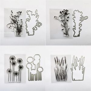 Cadeau cadeau plante pissenlit sceau transparent une variété de scrapbook fait à la main bricolage carte manuel manuel tampon en caoutchouc modèle