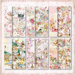 Emballage cadeau Vintage Garden Life Series Autocollant DIY Scrapbooking Matériel Téléphone Case Journal Po Happy Plan Décoration