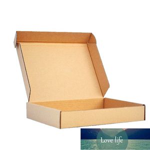 Emballage cadeau en gros 30 * 28 * 5cm 10pcs / lot Brown Kraft Paper Post Pack Boîte De Stockage Achats En Ligne Express Boîtes Prix Usine Expert Design Qualité Dernière