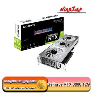 GIGABYTE GeForce RTX 3060 VISION OC 12G 15000MHz 192bit GDDR6 ATX RTX3060 12GB Support AMD Intel Desktop CPU LHR NEW