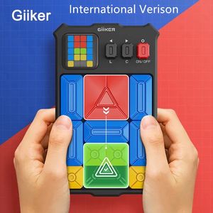Giiker Super Slide Huarong Road Smart Sensor Game 500 Leveled Up Brain Teaser Puzzles Interactivo Fidget Toys para niños Regalos 231226