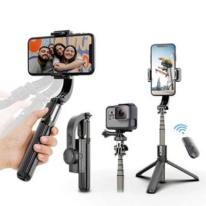 Estabilizador de cardán para teléfono, trípode de palo de Selfie de equilibrio automático con control remoto Bluetooth para Smartphone, monopié de cámara Gopro