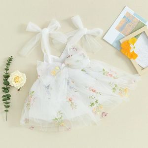 Robes de fille bébé papillon robe en tulle 3D ailes de fée arc-en-ciel barboteuse enfant en bas âge bébé poupée à paillettes