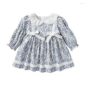 Robes de fille printemps automne bébé filles robe imprimée florale