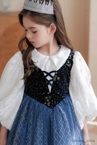 Robes de fille Anna Frozen Queen Dress Childre