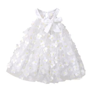 Vestidos de niña, vestido de niña, ropa para niños pequeños, Vestidos de princesa de tul con mariposa Floral para niñas