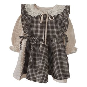 Robes pour filles Vêtements de printemps et d'automne pour enfants pour filles 2 ans bébé fille vêtements bambin fille automne vêtementsHKD230712