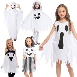 Robes de fille Halloween Enfants Scream Ghost Face Costume Enfants Costume Enfants Squelette Cosplay Costumes Pourim Carnaval Dress Up 230821