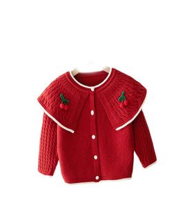 Girls Cardigan Kids Coats Baby Ourwear Cotton Crochet Tricoting Modèles Enfants Pullaires Automne Vestes de vêtements d'hiver CL5591398