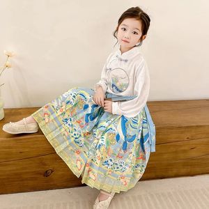 Filles chinois ancienne super fée hanfu girl girls girls costume tang costume robe princess style scene vêtements 240403