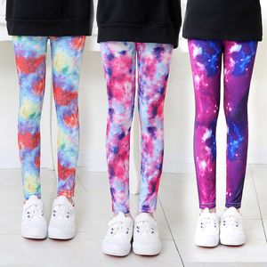 Girls Leggings for Outdoor Travel Clothes Girls Pants Student Casual Wear Customizable Stylish Computer Printing For 4-13 Years 2555 Q2
