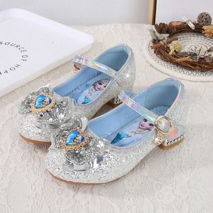 Niñas Princesa Zapatos Pearl Bowknot Bebé Niños Zapatos de cuero Azul Blanco Rosa Infantil Niño Niños Protección de los pies Zapatos casuales N85R #