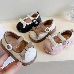 Zapatos de vestir de cuero de Pu para niñas, zapatos de uniforme escolar para niños, mocasines Oxford formales para boda, zapatos planos Mary Jane para niños 240220