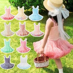 Filles Tutu robes été bébé enfants jupes princesse enfants enfant en bas âge fille danse robe de performance nourrissons robe de bal jupe moelleuse o47j #