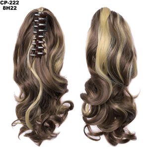 40 cm Garra Sintética per i capelli Cola de caballo 16 colores Simulación Cabello humano coletas Paquetes CP-222 por DHL