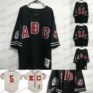GlaA3740 Big Boy NLBM Negro Leauge Baseball Jersey Musée Hommes Femmes Jeunes S À 3XL Noir Crackers maillot vintage