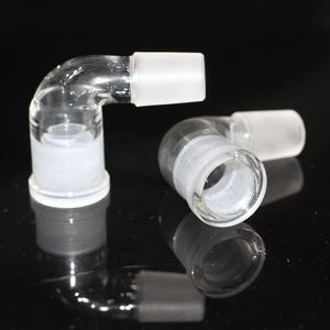 Engrosamiento de ángulo recto Bong de vidrio Adaptador desplegable 10 estilo 14 mm 18 mm macho a hembra hembra a macho junta tubería de agua de vidrio glss bong