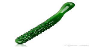 Gode en verre réaliste concombre stimulant godemichet anal jouets meubles sexuels cristal gode anal jouets sexuels pour femmes 6616722