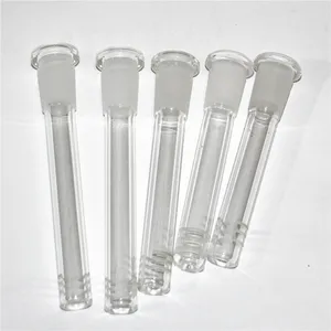 Diffuseur en verre du bas avec 18 mm mâle à 14 mm femelle en verre coloré Bong Adateur Down Down For Glass Bong Water Fumer Pipes