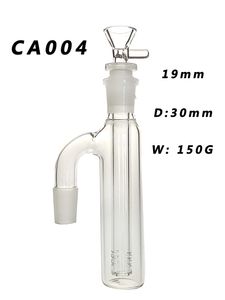 Pièces et accessoires pour narguilé en verre Ash Catcher Diffuseur de 19 mm avec tige descendante. 19mm 90ﾰ CA004