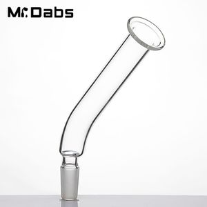 Boquilla de vidrio 136 mm de longitud Accesorios para fumar 14 mm 18 mm macho para tubería de agua Bong de vidrio