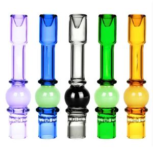 Verre One Hitter Smoke Pipe Tobacco Spoon Heavy Dichronic Dichroic Mix Couleur et style Livraison gratuite en gros 5 pouces