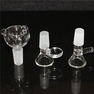 pipas de agua Toboganes de vidrio Piezas de cuenco Bongs Cuencos Embudo Rig Accesorios cuarzo Clavo 18 mm 14 mm Hombre Mujer Embriagador Fumar Tuberías de agua dabbing Bong Slide