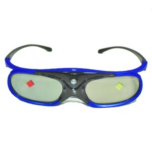 Lunettes Obturateur actif Rechargeable 3D Lunettes Support 96/120/144Hz pour Xgimi Z3 / Z4 / Z6 / H1 / H2 NUTS G1 / P2 BENQ ACER DLP LINK PROJECTS