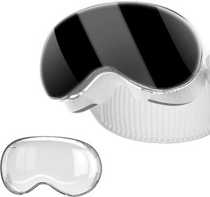 Lunettes Couverture de protection mince claire pour Apple Vision Pro Antiscratch Case compatible avec les accessoires de casque Apple Vision Pro VR