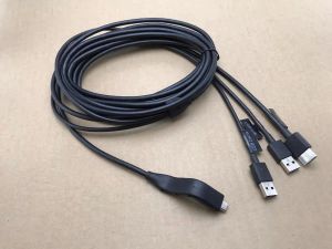 Lunettes Original 3IN1 Cable HDMICOMPATIBLE USB pour Deepoon DPVR E3B / E3C / E3 Polaris Virtual Reality Headset